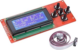3D Printer LCD2004 Control Panel Blue Screen Part RAMPS 1.4 Play LCD Screen Display Monitor Compatible With A8 A8L A6L3D Printer
