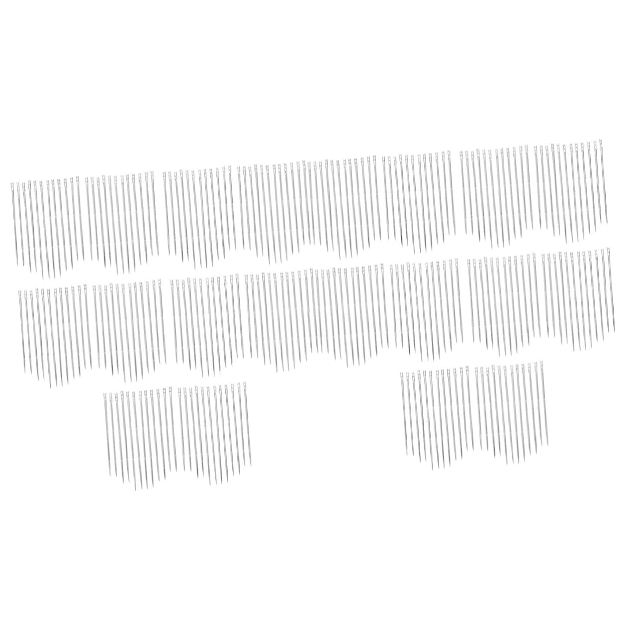 SEWACC 2sets Blind Needle Set Assorted Upholstery Embroidery Needles Darning Machine Material for Crafting Projects 120pcs*2