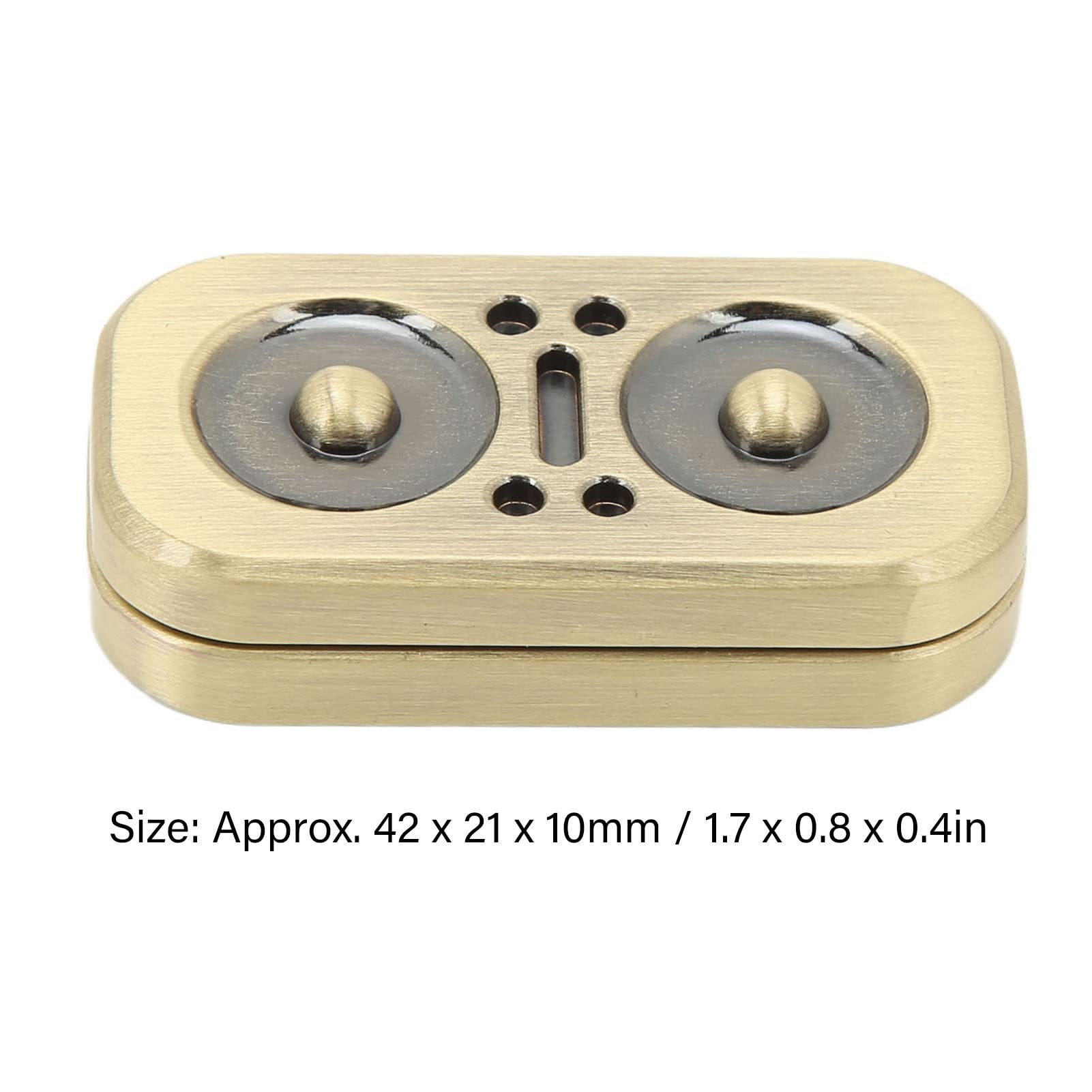 Cursore Magnetico del Fidget, cursore della Carta di Spinta del Poker del Metallo del Fidget, Giocattoli del Fidget dell'adulto dell'EDC ADHD Autism del Rilievo sensoriale (Oro)