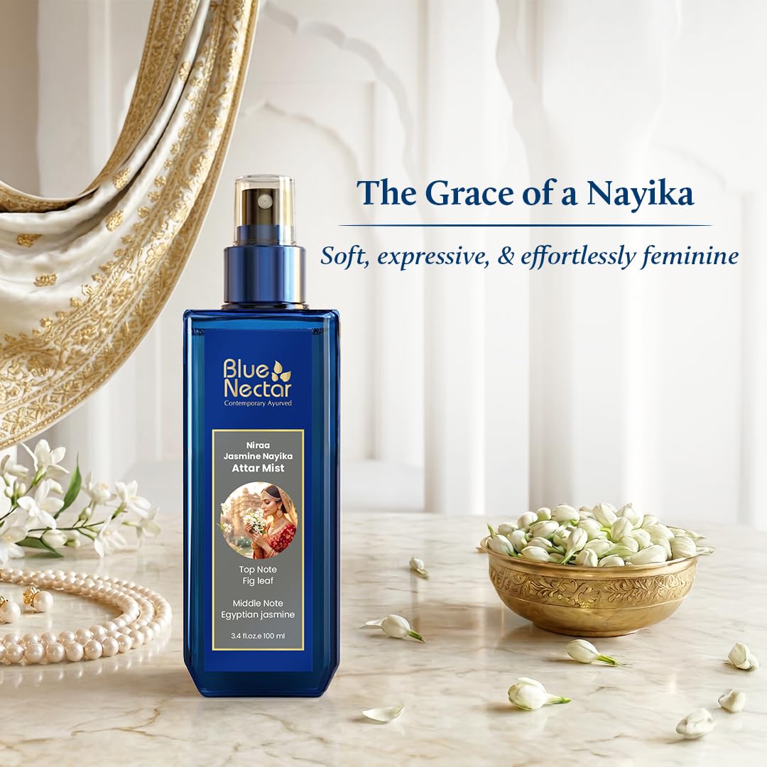 Blue Nectar Niraa Udupi Jasmine Body Mist para una frescura y relajación duraderas