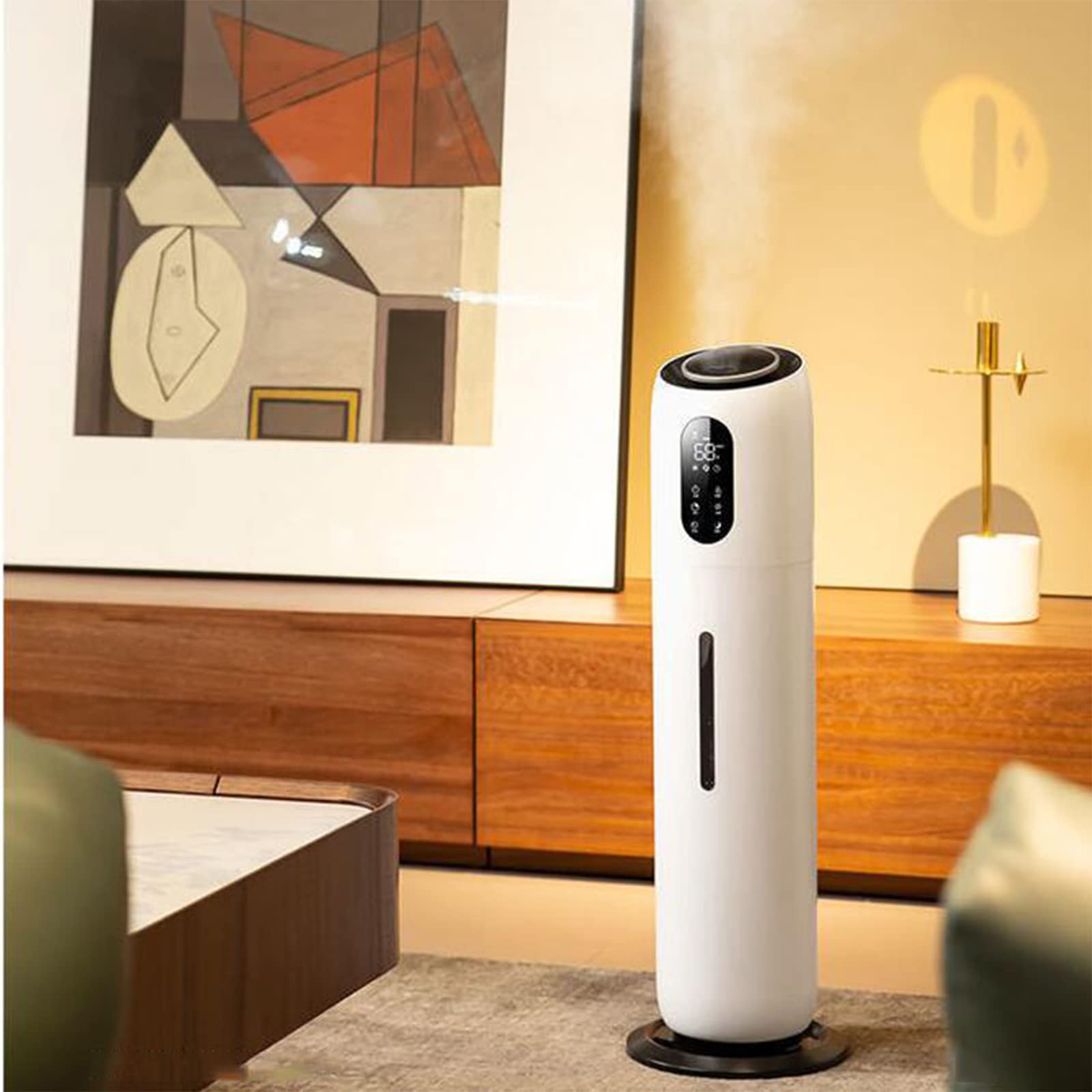 Humidificadores Humidificadores de Aire Humidificador para Dormitorio, Humidificador de Niebla súper silencioso de 28 dB Humidificador de 9 L con Apagado automático, Humidificador pequeño para Plant