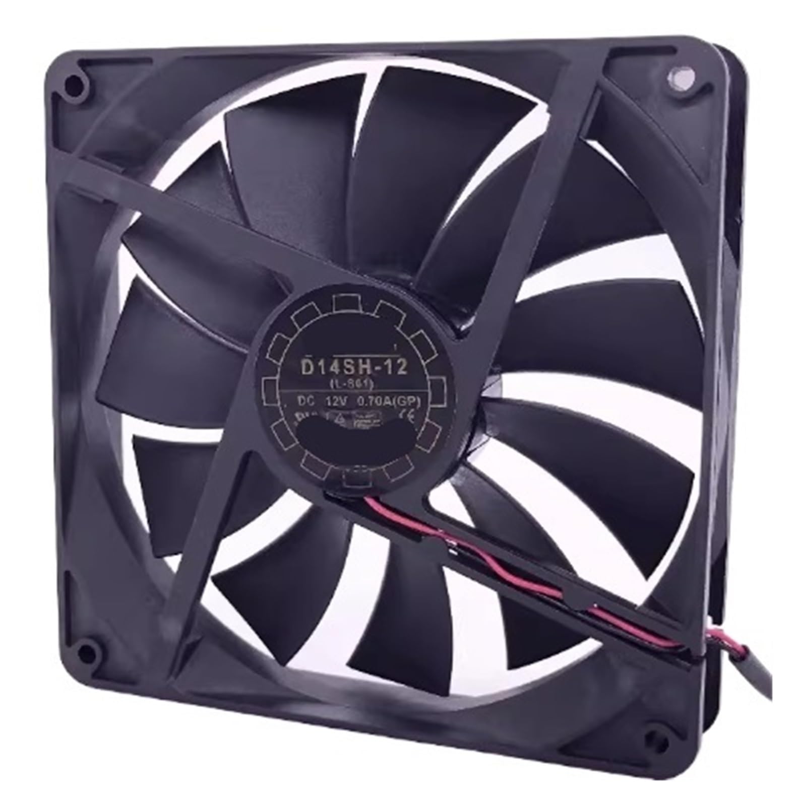 PEQYUACTE D14SH-12 Cooling Fan 2Wir 140mm*140mm*25mm 12v 0.70A