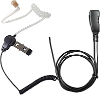 Vista 6 de PRYMEBLU LMC-1AT01 Serie PRO-Grade Serie LMC-1AT a precio económico, tubo acústico, kit de vigilancia con auriculares de tubo transparente, PTT