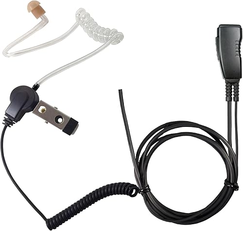Miniatura 6 de PRYMEBLU LMC-1AT01 Serie PRO-Grade Serie LMC-1AT a precio económico, tubo acústico, kit de vigilancia con auriculares de tubo transparente, PTT