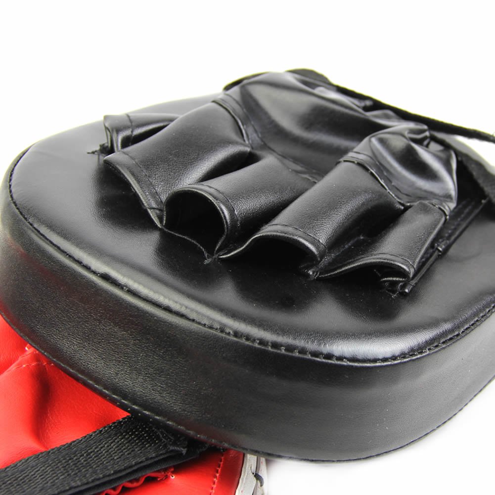 Forgun Mitt MMA Karate Combat Boxing Training Thai Kick Focus Target Punch Pad Glove (Black)