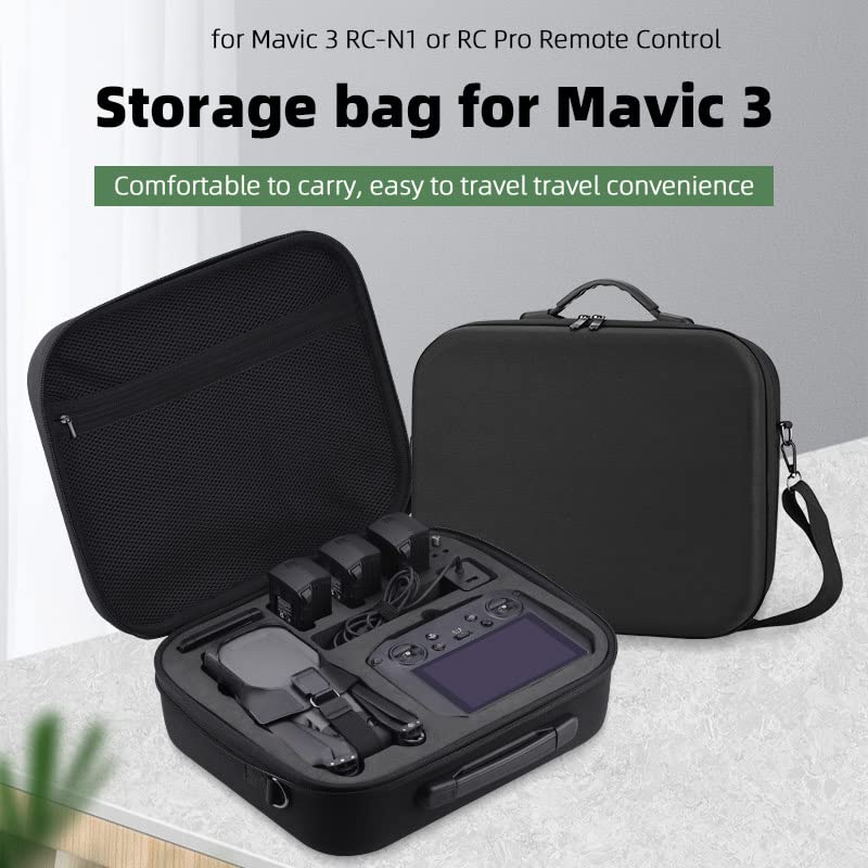 M_avic 3 Custodia per il trasporto Drone Borsa di stoccaggio, grande capacità Droni borsa a tracolla per dji mavic 3, protettivo Drone viaggio e caso Accessorise
