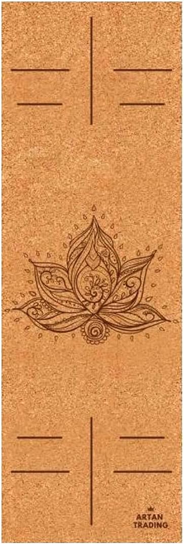 Luxury Cork Yoga Mats-Eco friendly. Durable, Non Slip, Natural rubber. Pilates, Workout, Outdoor yoga.
