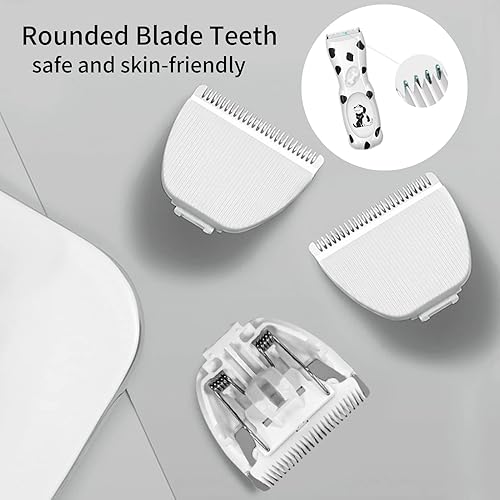 Founouly 3 paquetes de cortaúñas inalámbricas profesionales para el hogar para perros pequeños y gatos, solo cuchillas de repuesto