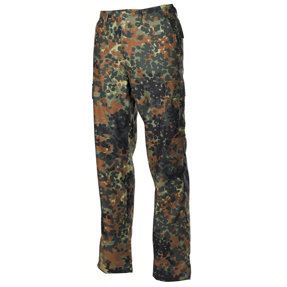 MFH Men's US BDU Combat Trousers Flecktarn Size XXL