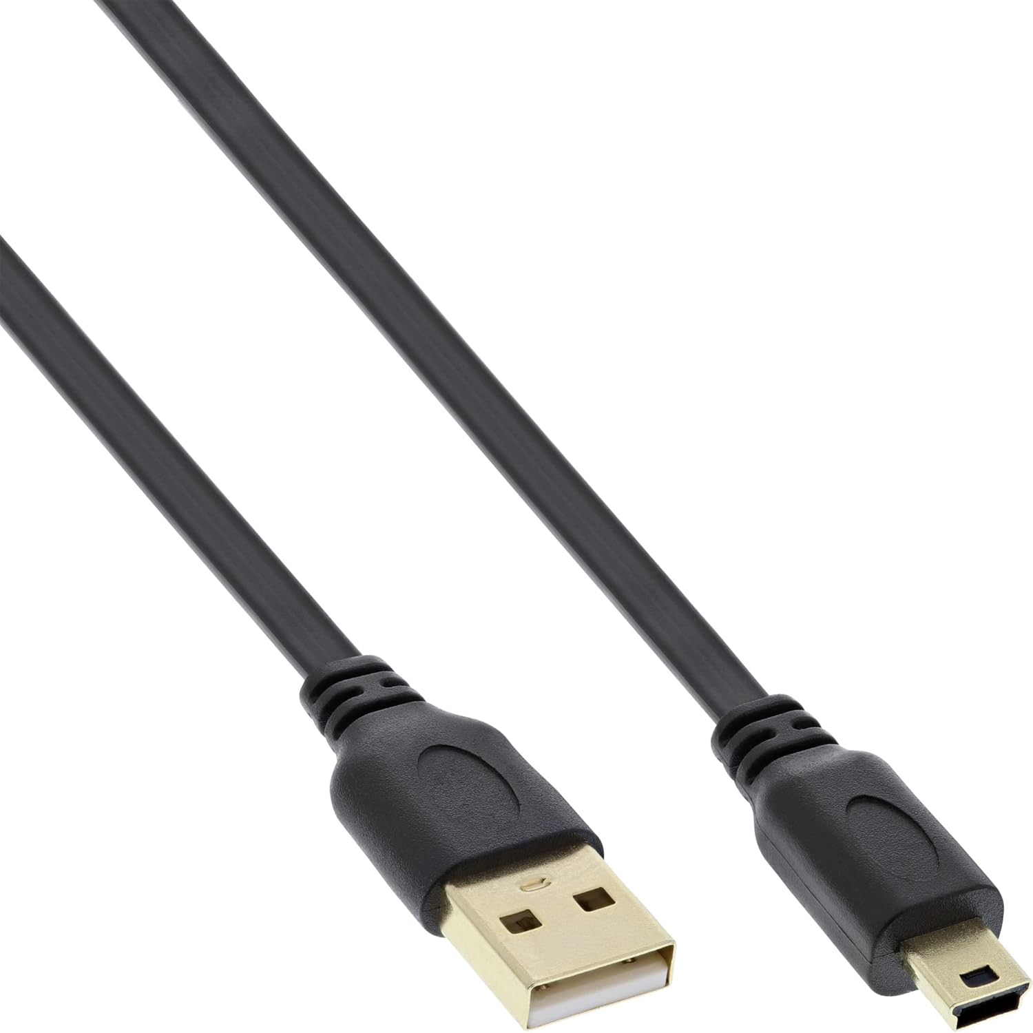 InLine 31820 °F 2 m USB A/Mini B Male USB Cable USB Cable (2 m, Black USB A; mini