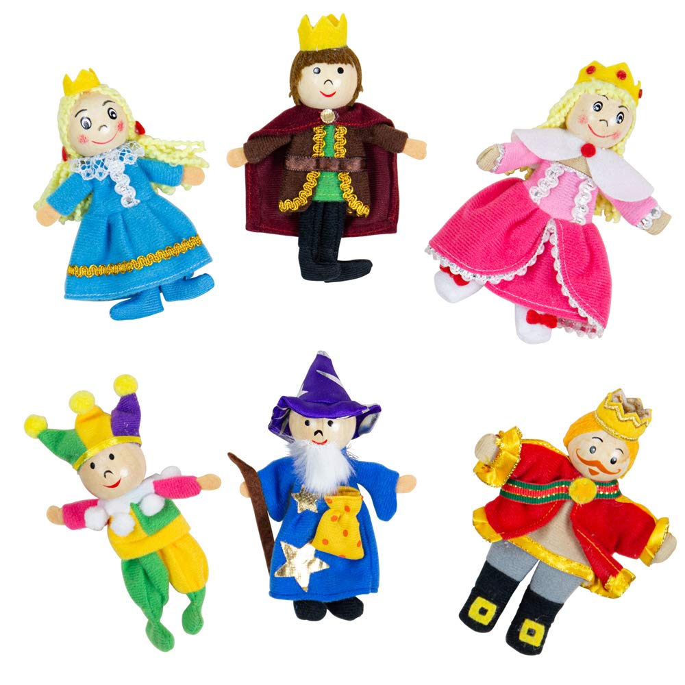 Bigjigs - Marionetas de Dedo realeza (BIBJ704)