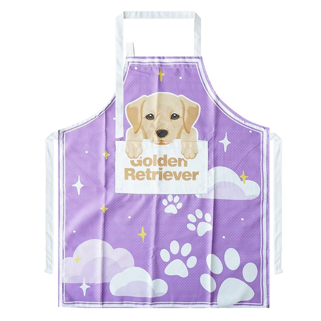 Tablier de cuisine RJF violet pour ménage et chef à la maison