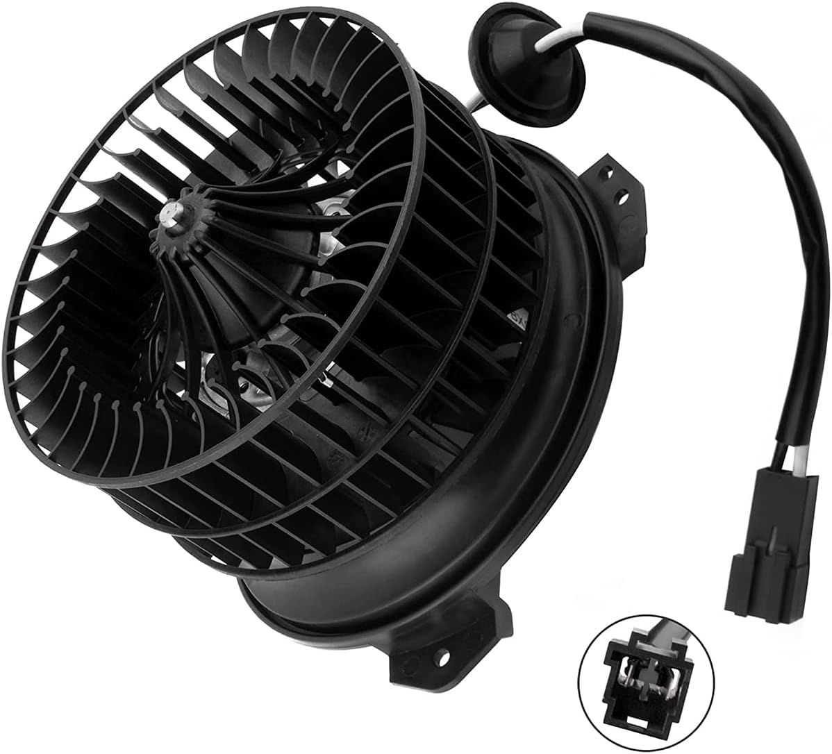 700070 HVAC Heater Blower Motor Assembly with Fan Cage for Dodge Caravan Grand Caravan Chrysler Town & Country 2001-2007 Pacifica 2004-2008 Voyager 2001-2003, 4885475AB 4885475AC