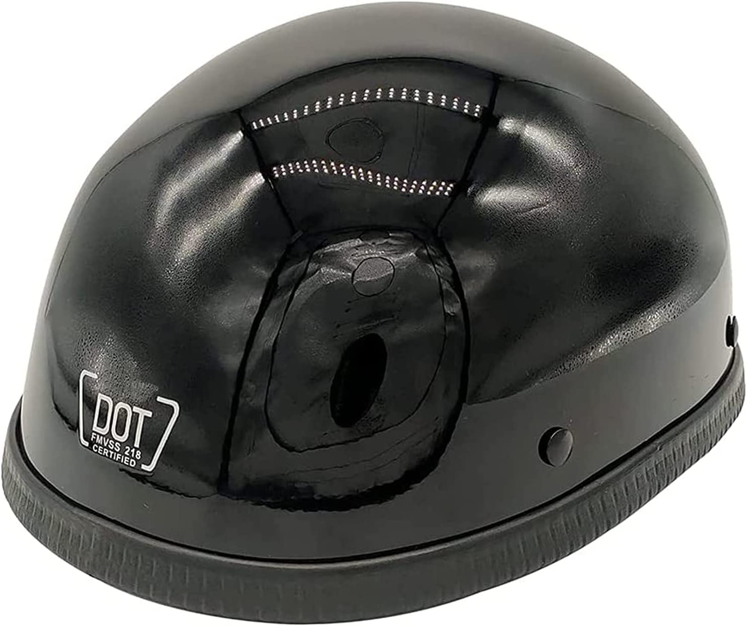 Lightweight Beanie Motorcycle Half Helmet DOT Approved, German Style Motorcycle Half Shell Helmet Skull Cap for Men Women,Retro Open Face Helmet for Cruiser Chopper Moped Scooter ATV : Automotive