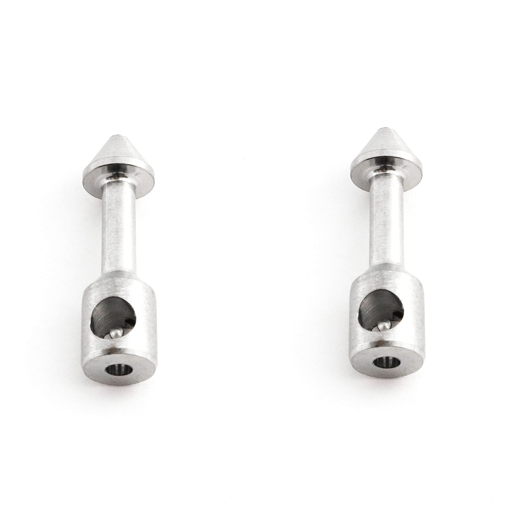 heyous 6Pcs Stainless Steel Spearfishing Wishbone Speargun Bands Divers Accessory for Spear Fishing and Scuba Diving, Silver