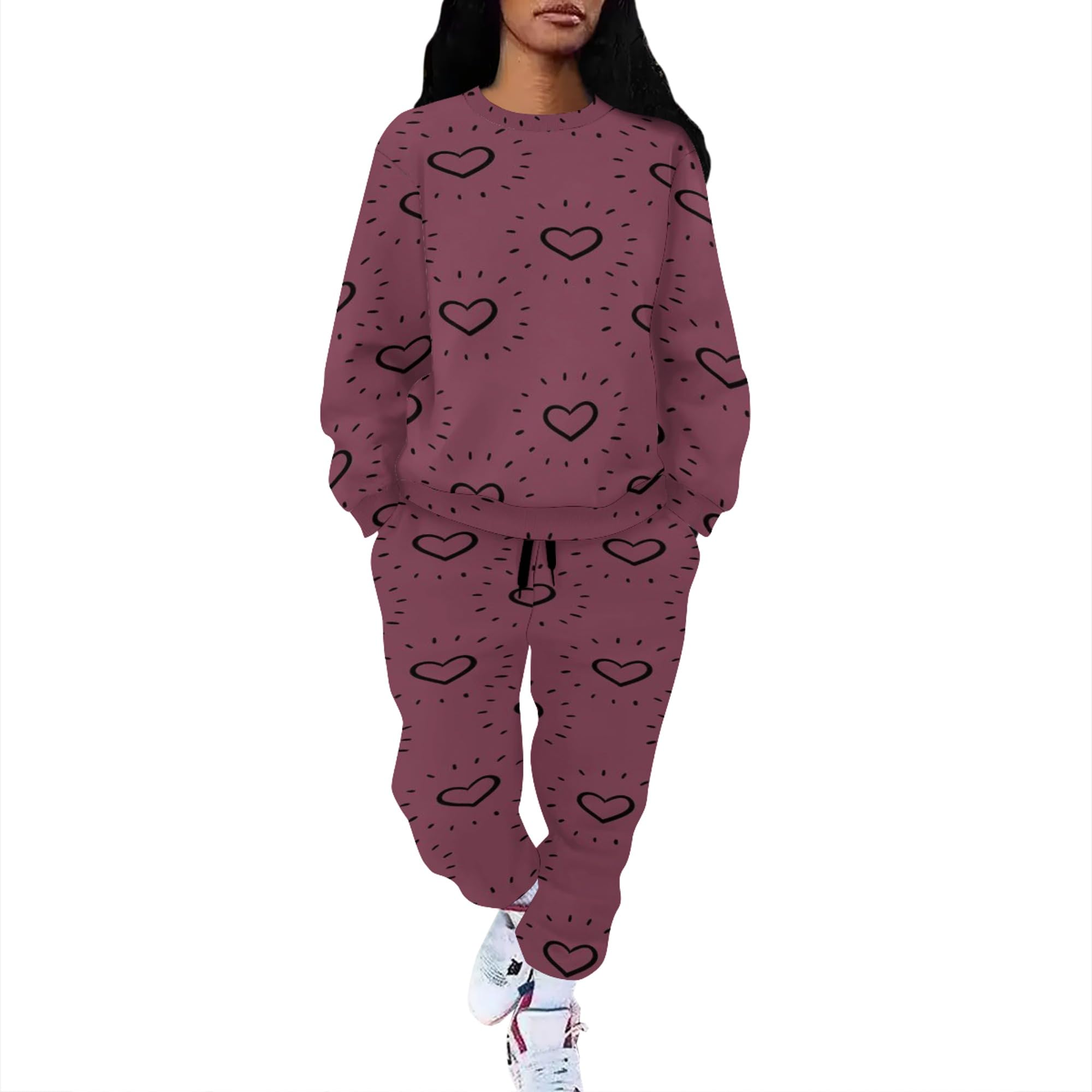 Womens Athletic Clothing Sets Sweatsuit for Women 2 Piece Casual Sets for Women Lounge Sets for Women Womens
