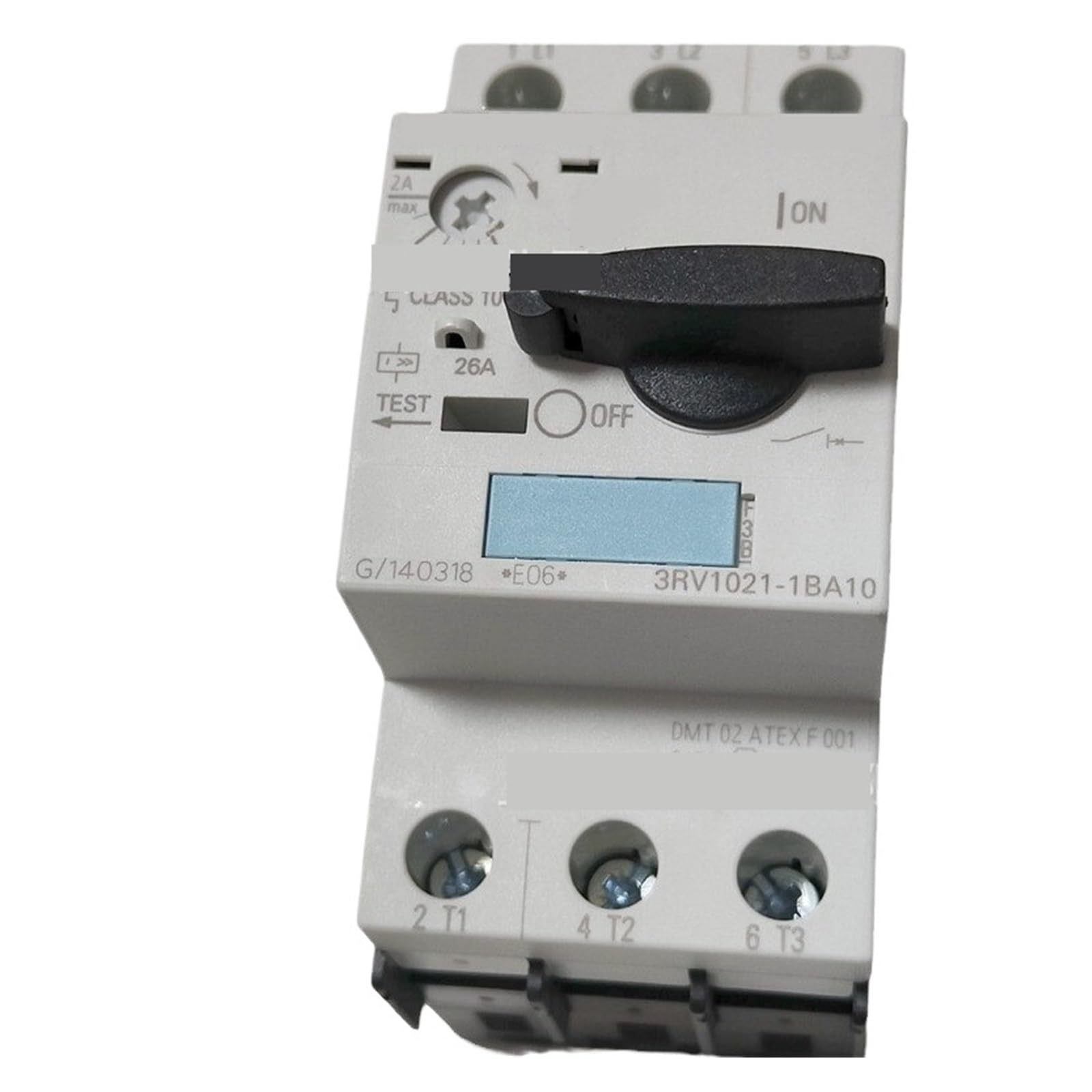 Interrupteur de protection moteur 3RV2021 anti surcharges pour éviter les pannes de machines