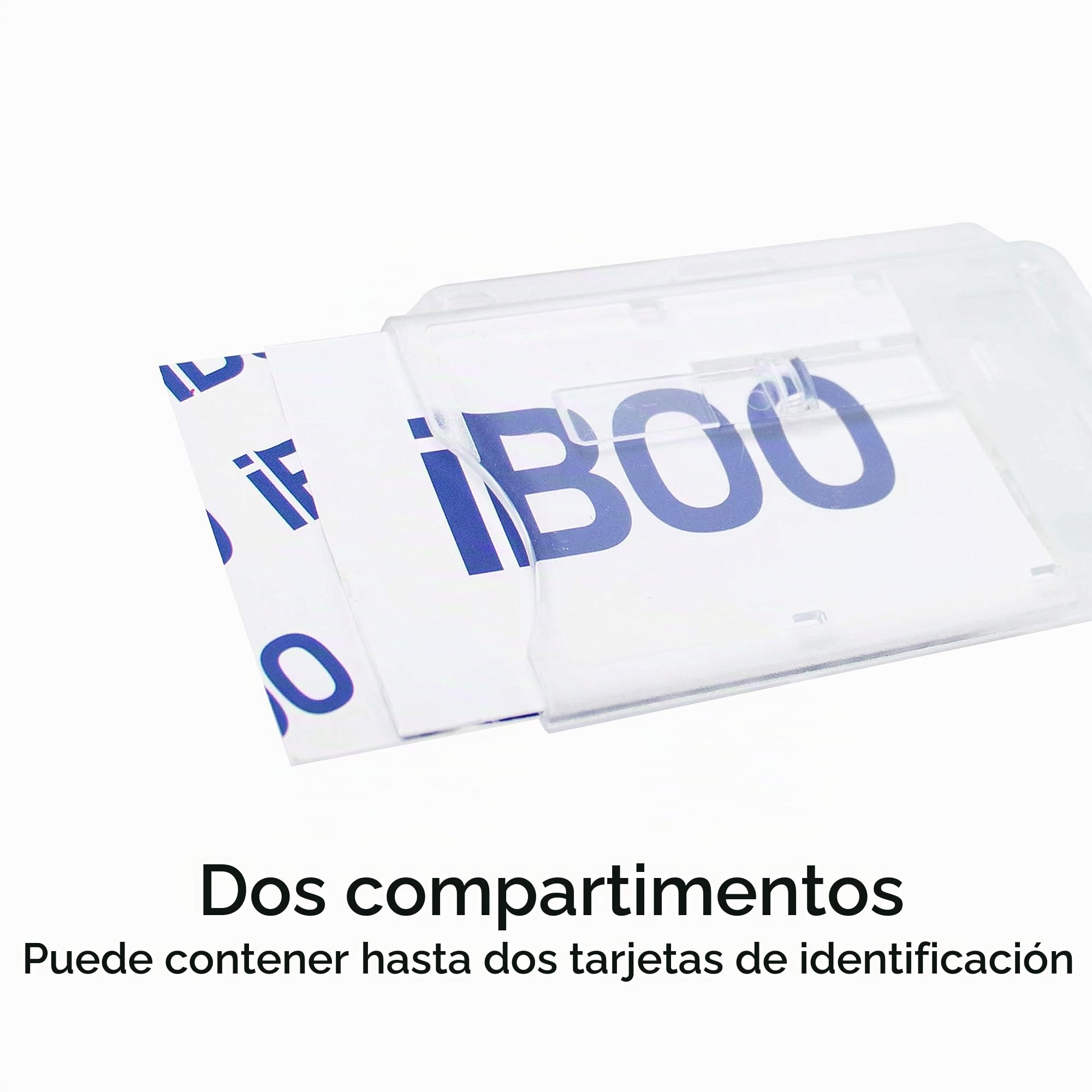 1 tarjetero de seguridad sin tarjetero para 2 tarjetas, estuche rígido cerrado y transparente