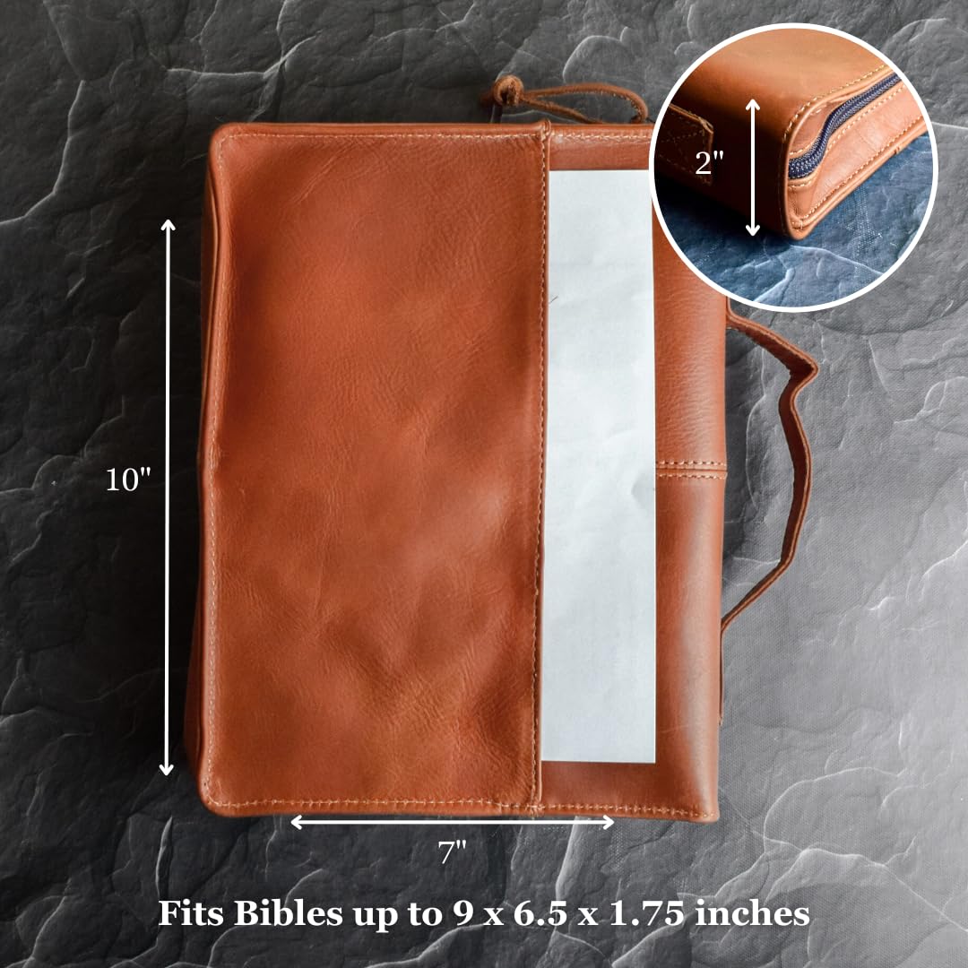 Amazon.com: World Orphans Full Grain, Natural Leather Bible Cover