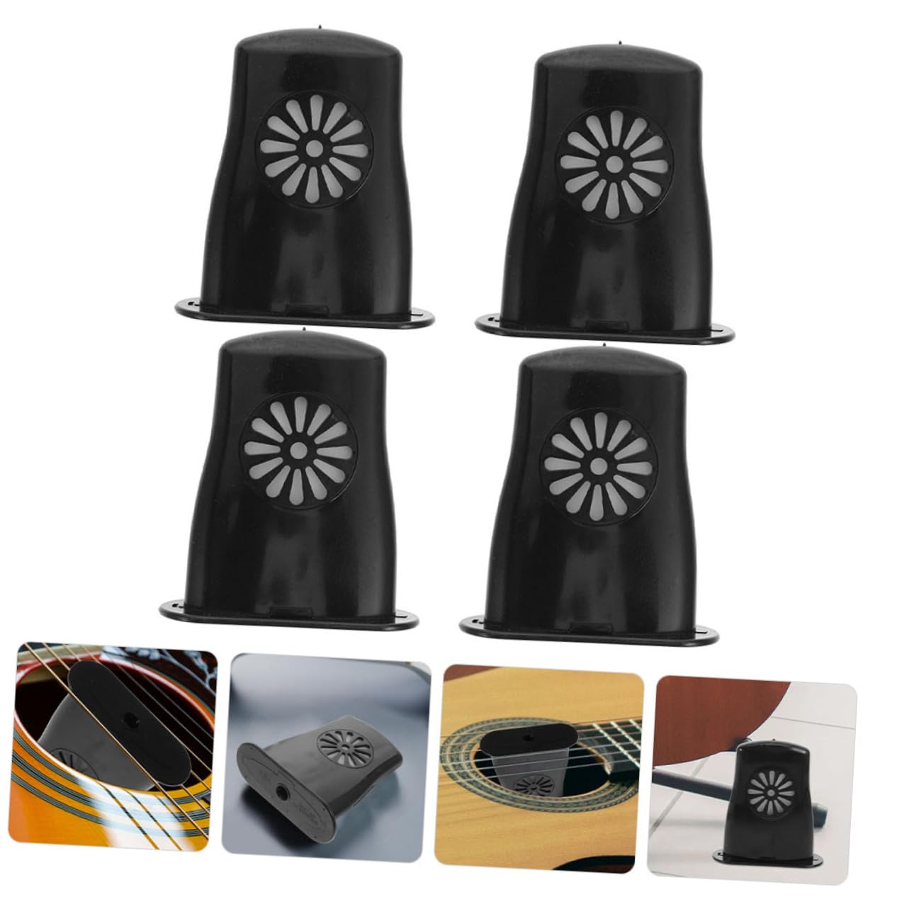 20 Piezas Humidificador De Guitarra Herramienta De Control De Humedad De Guitarra Humidificación De Guitarra Humidificador De Boca Humidificador De Ukelele Black Abdominales Hoement