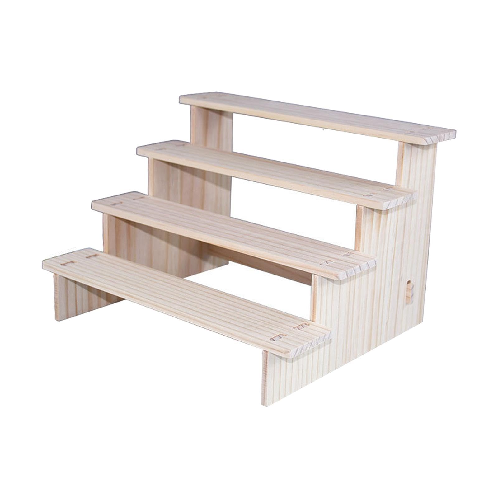 Espositore Rialzato in Legno, Ripiano Rialzato per Gioielli, Espositore Rettangolare in Legno per Caramelle, Dessert, Vendita al Dettaglio, Scarpe, da