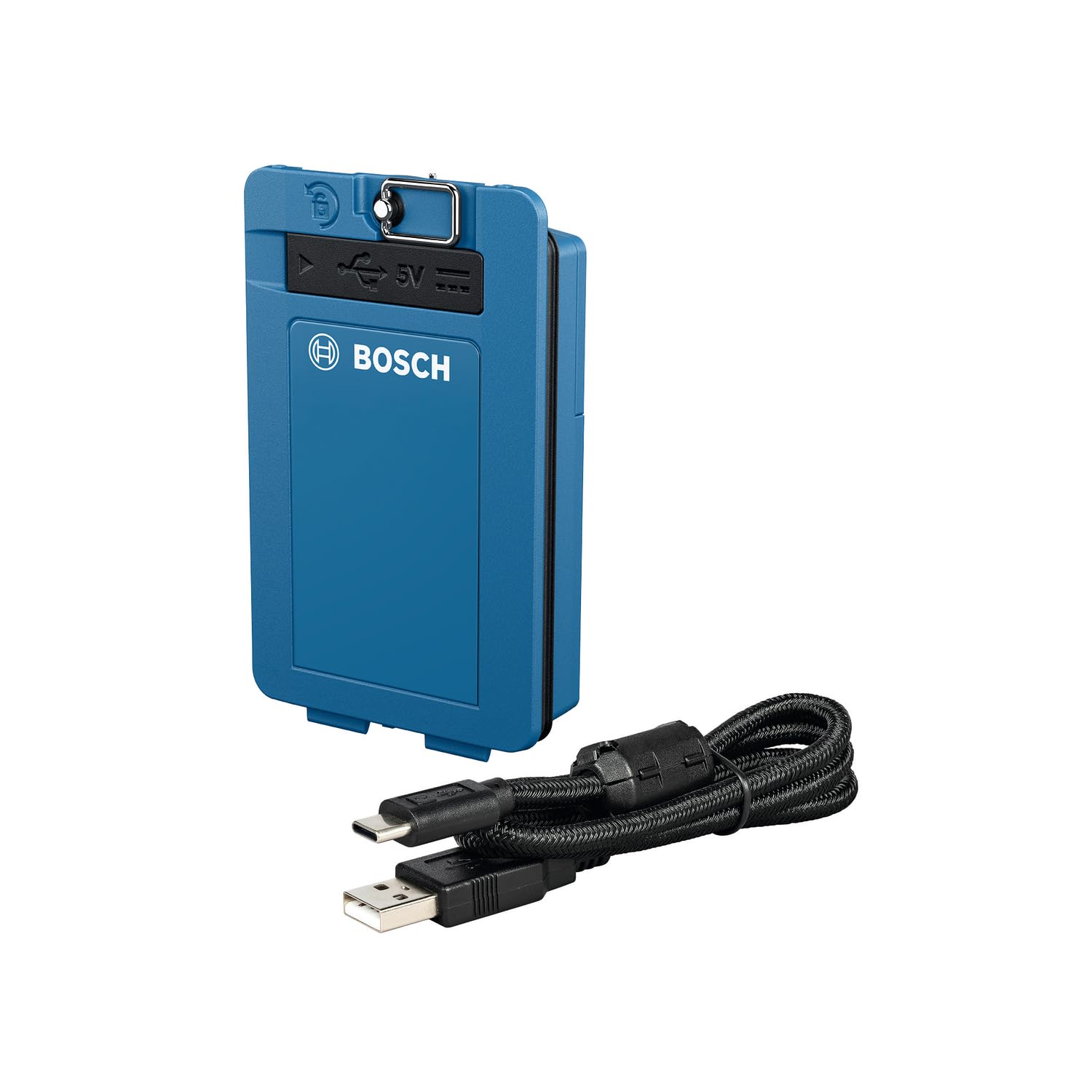 Batería de iones de litio BA 3.7V 3.0Ah XL de Bosch Professional (mecanismo de sujeción seguro, puerto de carga USB-C, doble fuente de alimentación)