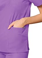 Vista 3 de Adar Universal Unisex Scrubs Unisex Drawstring Scrub Set