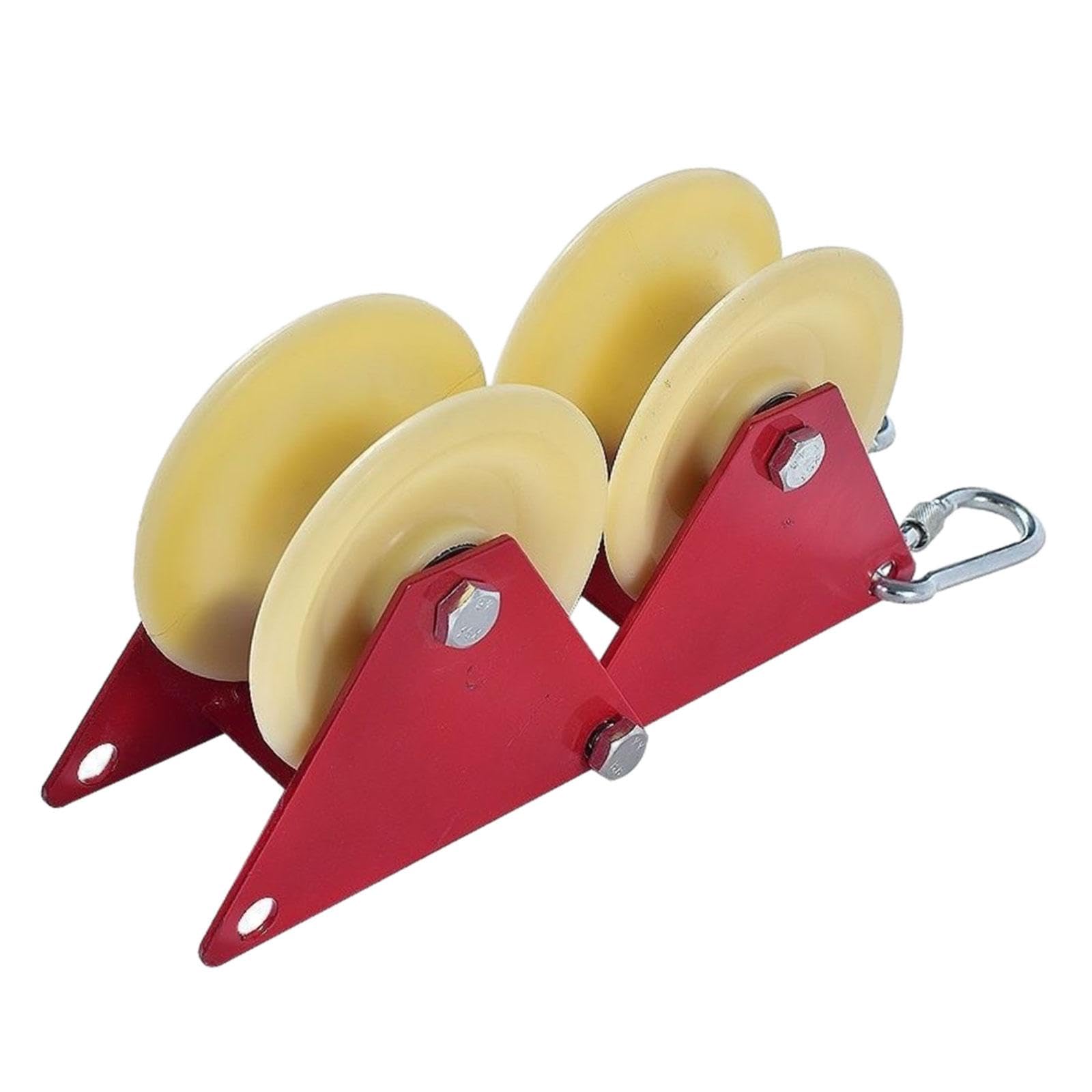 harayaa Poulie rétractable à Corde, rainure de Roue, libération de Corde, Corde de sécurité, poulie Manuelle pour Le Rappel