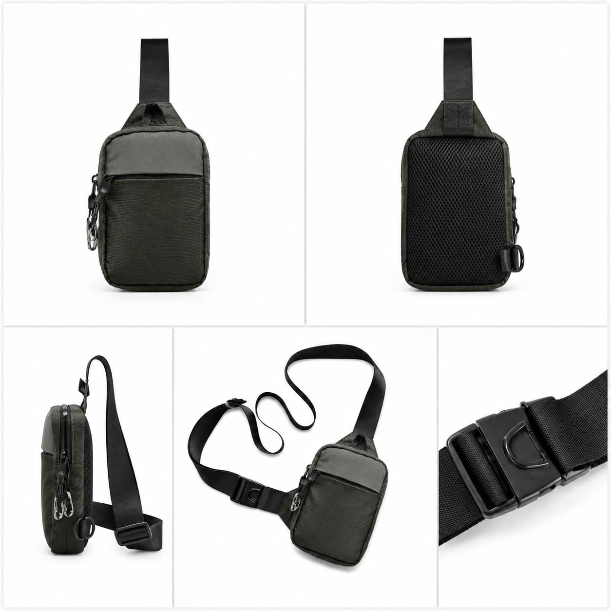 Nomalero Sacoche Homme Anti-Vol avec Doublure RFID, Fermetures Sécurisées et Sangle Renforcée pour Travail, Trajet et Tourisme