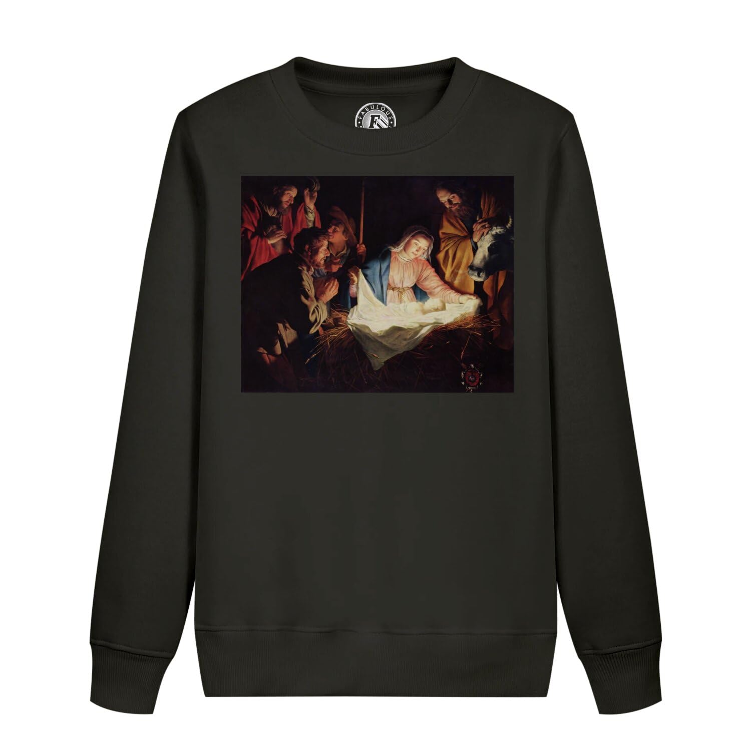 Sweatshirt enfant Jésus pull chaud Nativité pour éviter le froid pendant Noël - 4