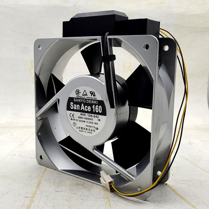 for SANYO 109-642 200VAC 16CM 37.5/33W Inverter Axial Sensing Fan