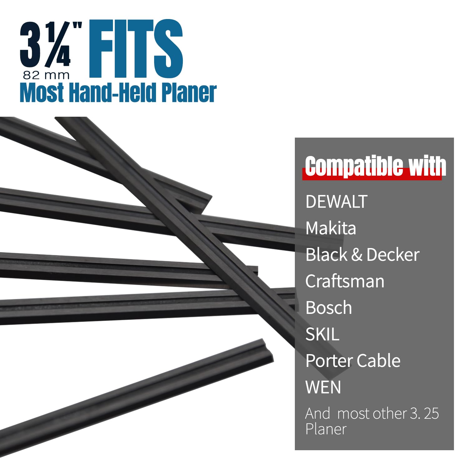 Planer Blades - 10 Pack for DeWalt & Craftsman -3