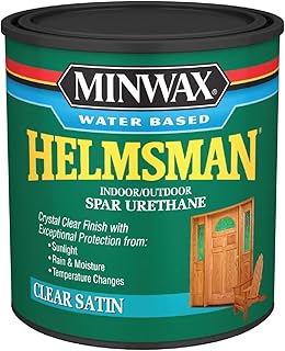 Water Based Helmsman Spar Urethane, Quart, Satin
