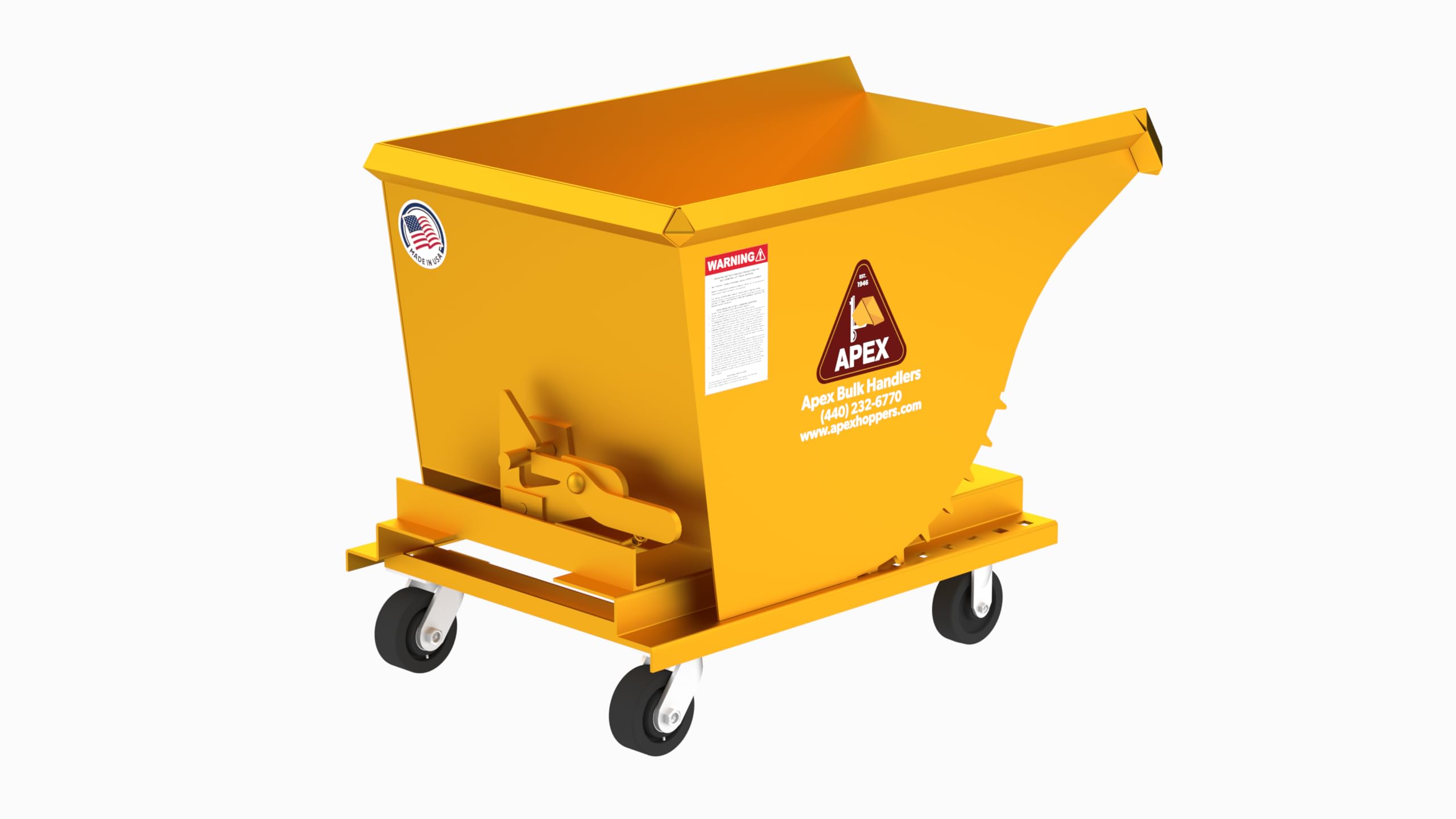 Amazon.com: Apex HD100 Heavy Duty Self-Dumping Hopper with Casters