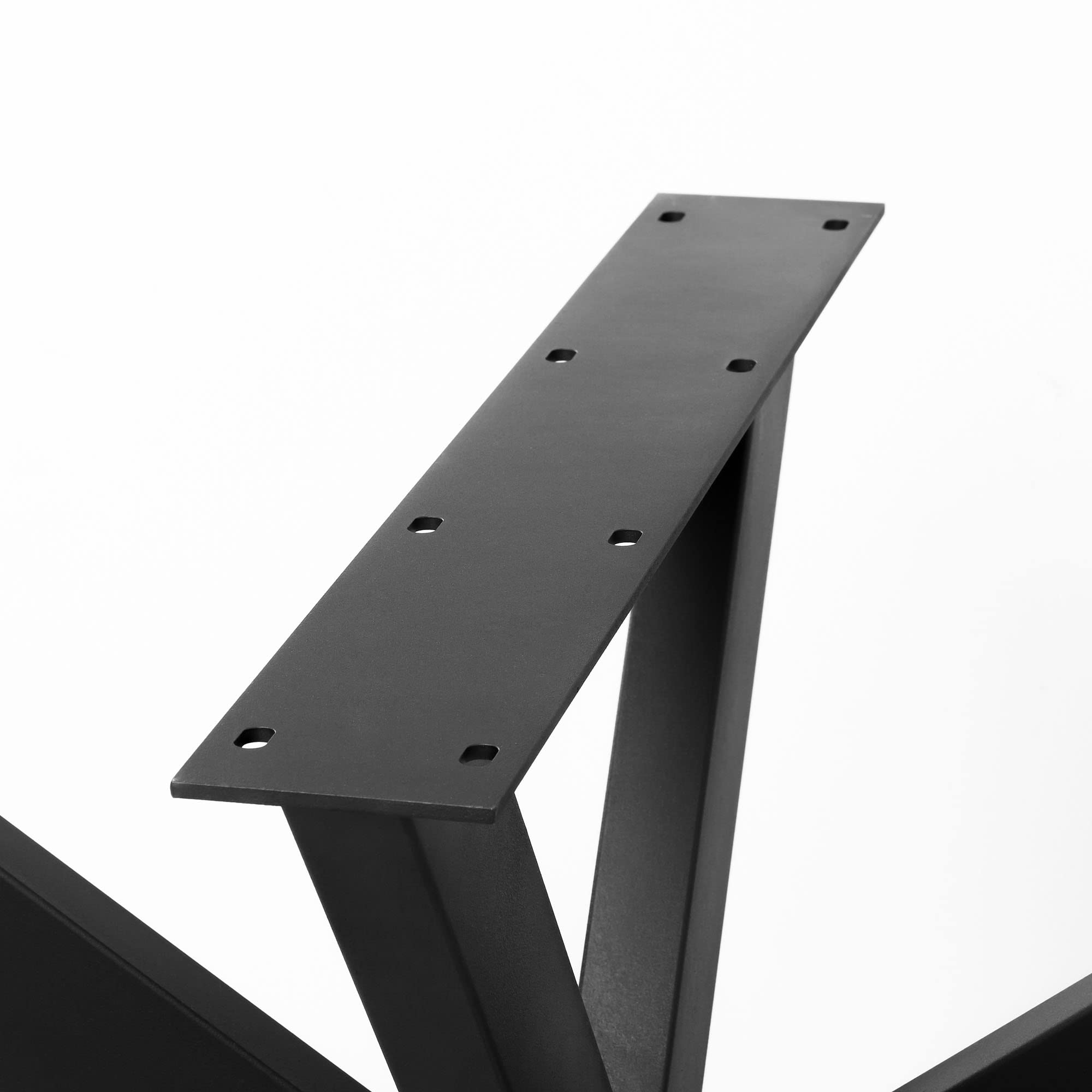 HOLZWERK24 Spider Tischgestell SPK 105 S Kreuz X Design Tischgestell Stahl schwarz