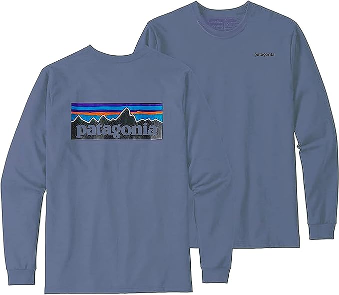 Amazon パタゴニア Patagonia メンズ ロンt 長袖ロング Tシャツ ーm S L S P 6 Logo Responsibili Tee レディース着用可 レギュラーフィット 並行輸入品 Tシャツ カットソー 通販