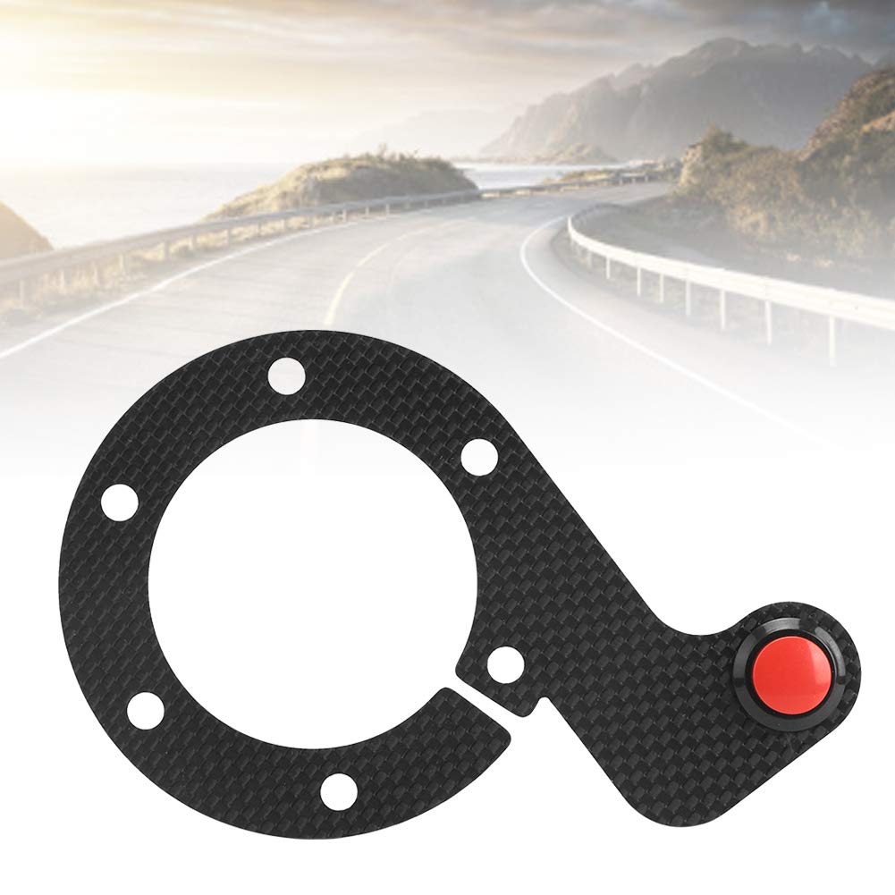 Acouto Carbon Fiber Horn Button Kit For Steering Wheels - 6 Bolt For OMP/Nardi