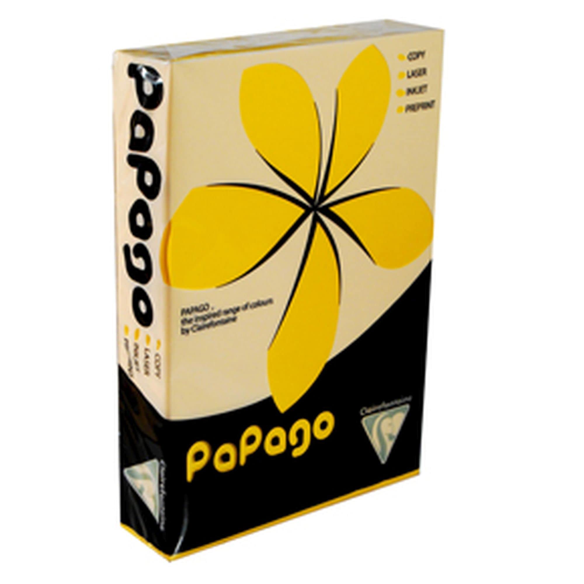 80 GSM A4 PAPAGO Tinted Paper x 500 Sheets - Sunflower Gold