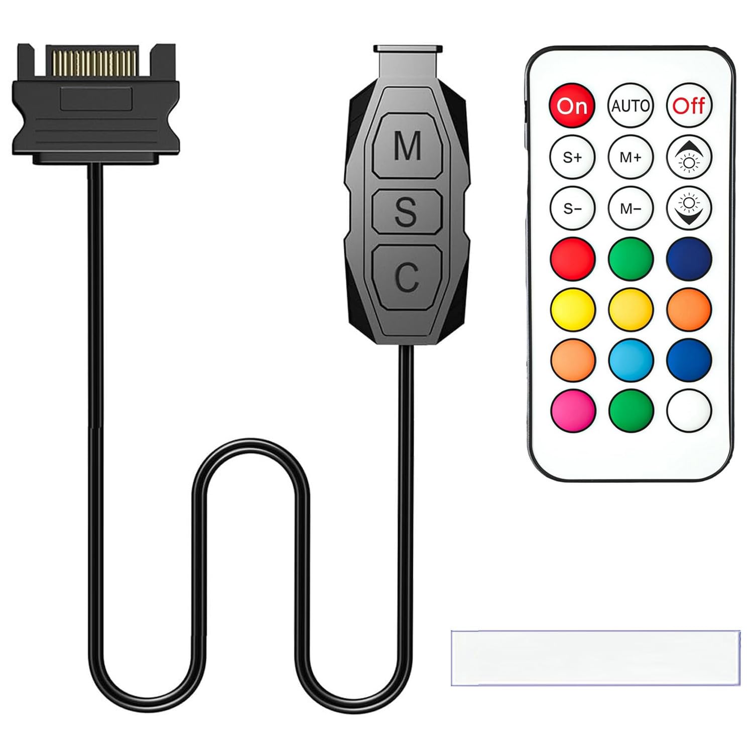 ARGB Controller Kit für PC RGB Gehäuselüfter SATA Power Lüfter Controller