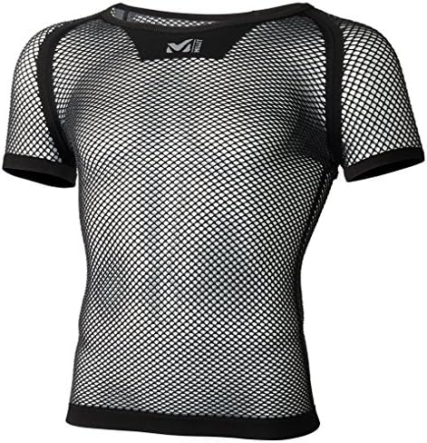 [ミレー] アウトドア アンダーウェアDRYNAMIC MESH SS(ドライナミック メッシュ ショートスリーブ) BLACK - NOIREU S/M