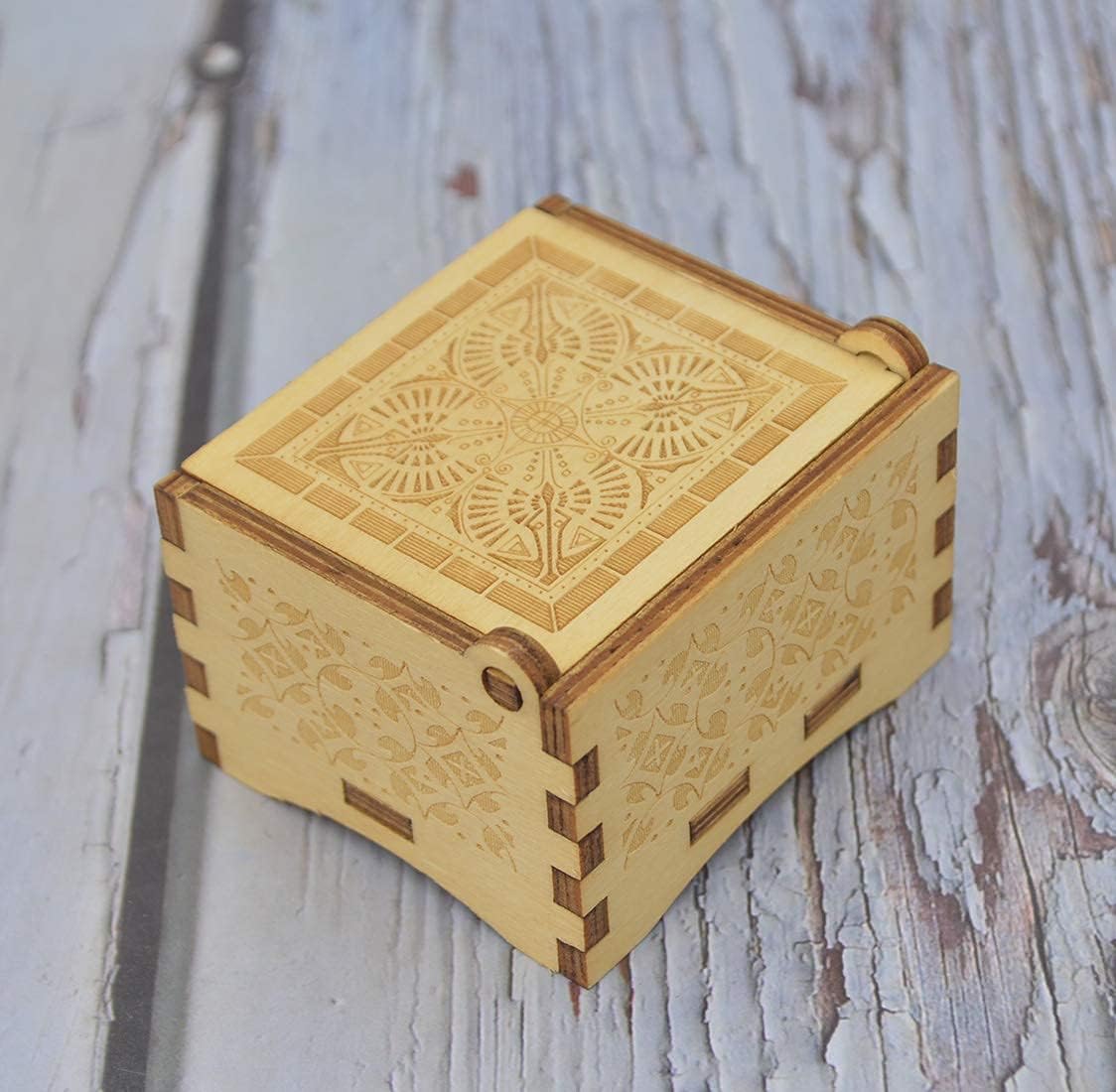 Sooharic Amazing Grace Music Box, Wind Up Mechanism, Unique Gifts/Collections, Antique Carved Musicial Box Crafts (Amazing Grace) - Image 6