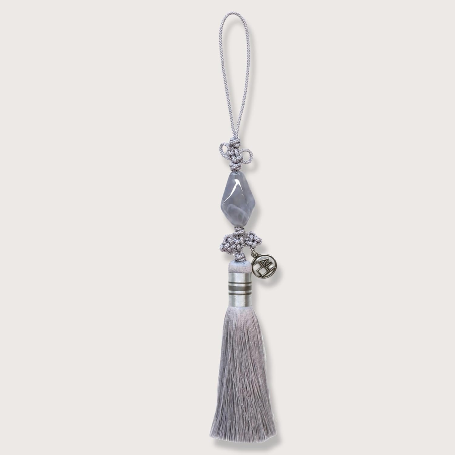 Mua Korean Norigae Tassel Charm, Hanbok Bag Charm & Keychain, Grey image 3