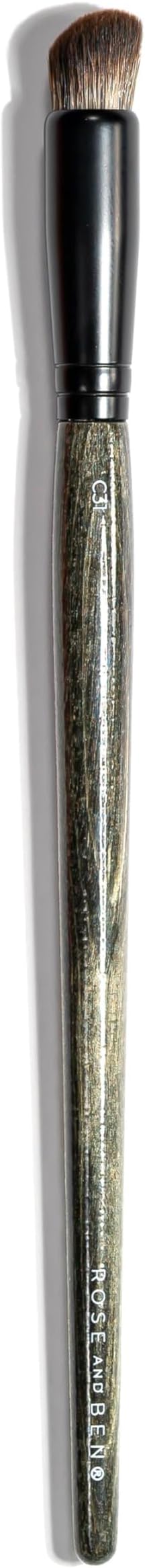 Rose and Ben Beauty C31 Spot Concealer Brush | Angled Design for Effortless Blending | High Coverage, Seamless Finish | Cruelty-Free Bristles