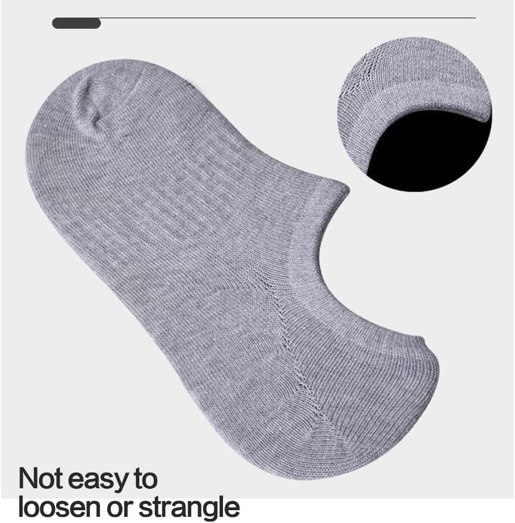 6 Pairs Breathable Low Cut Sneakers Socks for Men Wicking Invisible Not Show Sports Short Boat Socks