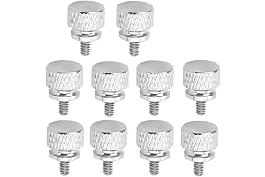 10-Pcs Anodized Aluminum PC Case Screws