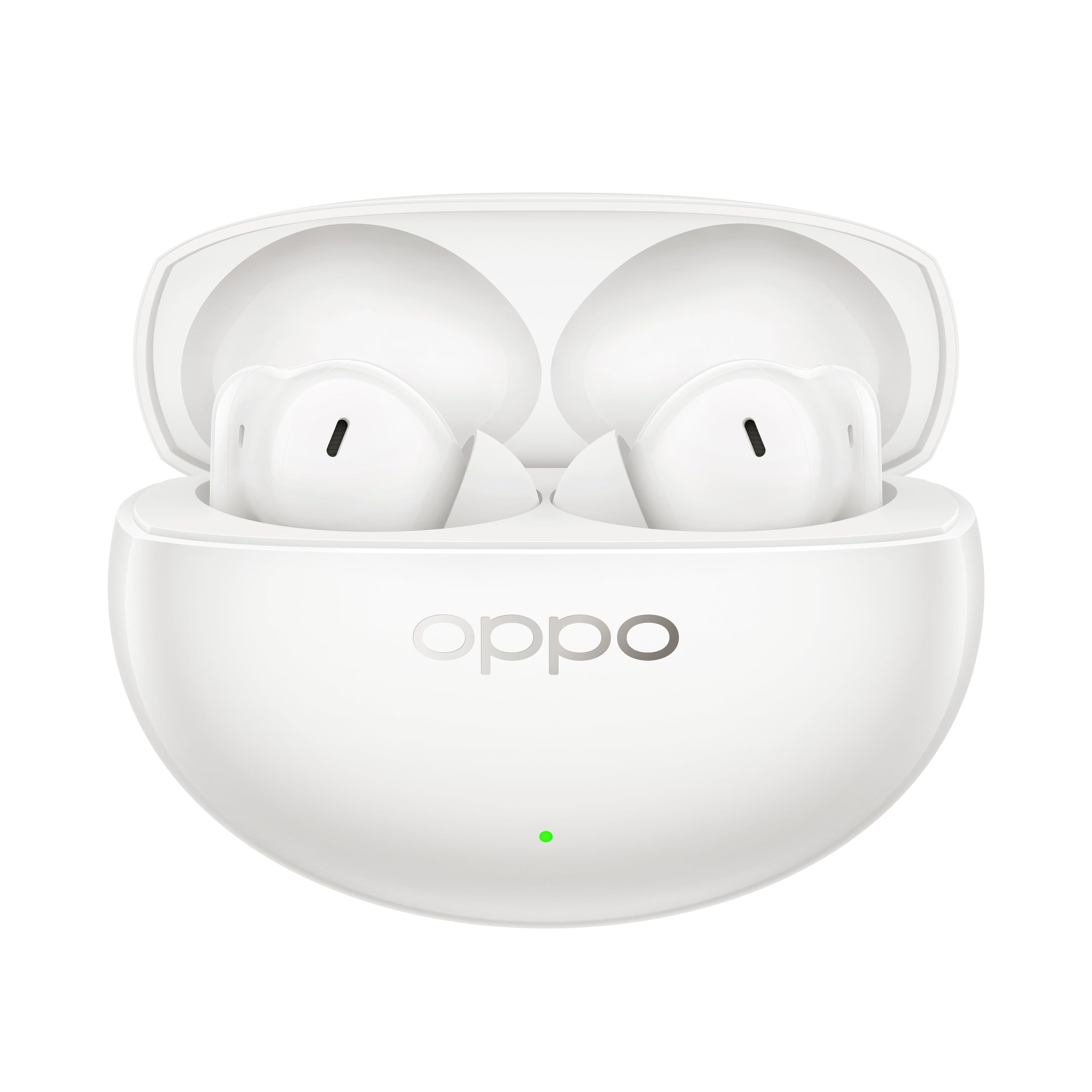 Oppo Enco Air5 Pro Bluetooth 6.0 Kopfhörer mit aktiver Geräuschunterdrückung, 55 dB, bis zu 54 Stunden Akku, Hi-Res-Sound LHDC, geringe Latenz 94 ms, IP55, Weiß
