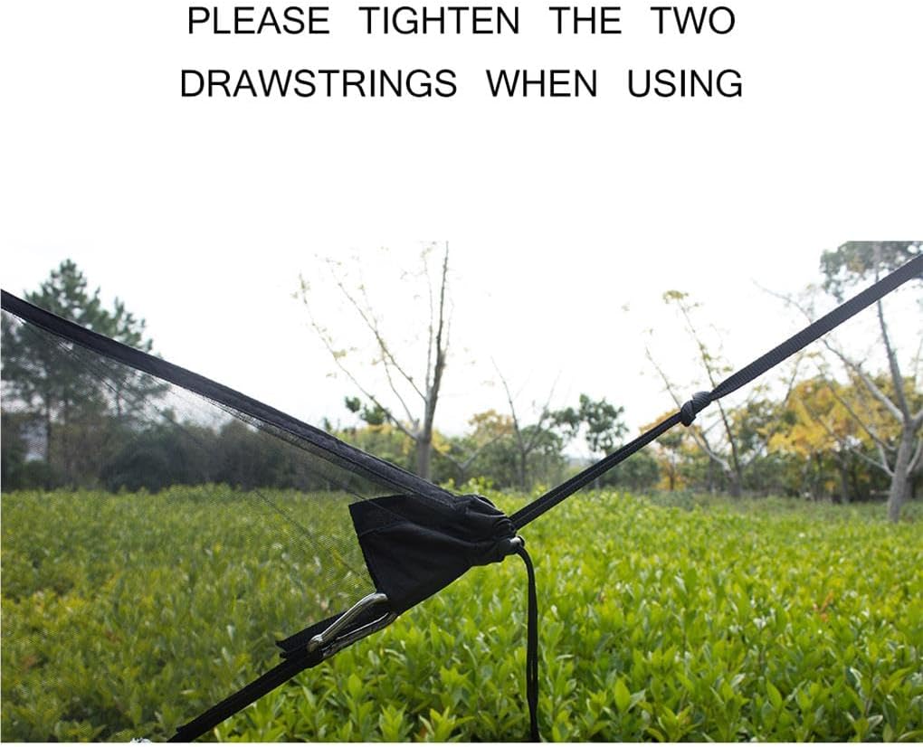 10のセット屋外ハンモック 360 度保護蚊帳分離吊りベッドジッパーバグネットカバー庭の芝生キャンプ庭グリーン, 緑