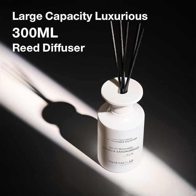 Difusor minimalista grande M&SENSE 300ml Vainilla Sándalo miniatura 5