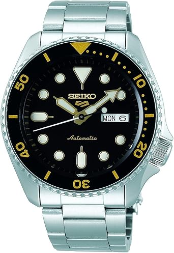 Seiko 5 nero Clearance