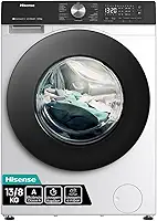 Hisense Lava e Seca, 13kg Lavagem/8kg Secagem, Wi-Fi, Steam, 13 Programas, Motor Inverter, Painel Touch, Branca WD3S13-220V